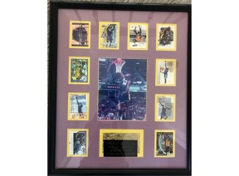 SHAQ Baseball Card Framed And Signed Memorabilia