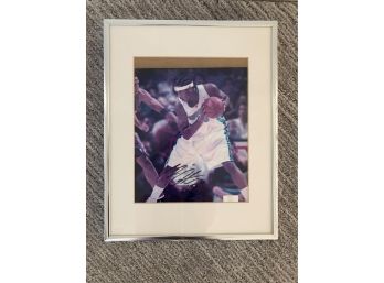 Signed And Framed Carmelo Anthony Photograph