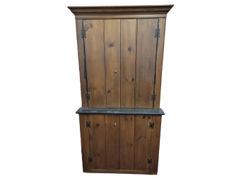Custom Made Country Solid Pine Storage Cupboard