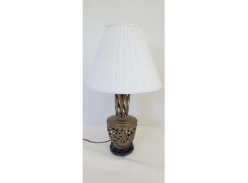 Vintage Solid Brass Table Lamp