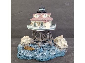 Harbour Lights Lighthouse Thomas Point Maryland #421 Signed By Artist