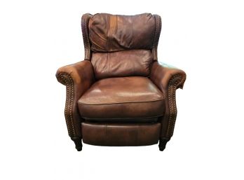 High Back Leather Power Recliner Chair Lot 1