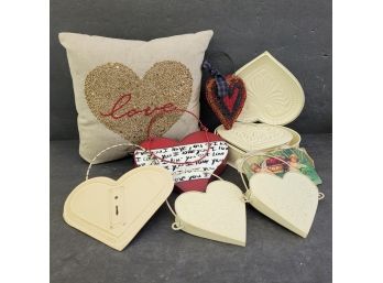 Pottery Barn Love Cushion With Heart Valentine Decor