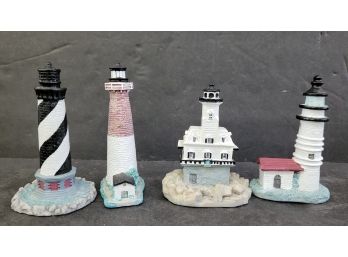 Scaasis Originals Lighthouses Includes Cape Hatteras, Barnegat, Bug Light And Boston Harbor