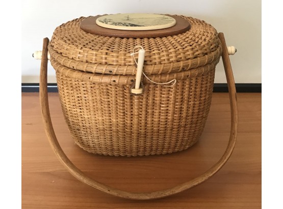 Barlow Handbag, Authentic Reproduction Of The Original Nantucket Basket