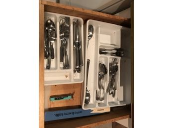 Stainless Silverware Set- Service For Eight