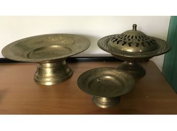 Three Brass Items