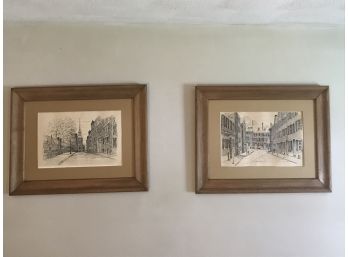Two Framed Items- NO GLASS