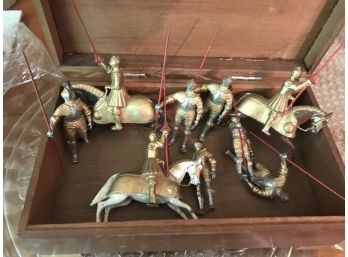Miniature Soldiers & Horses Made In England - In Box