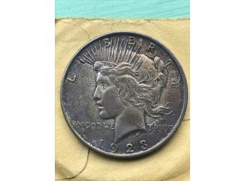 Silver Peace Dollar 1923