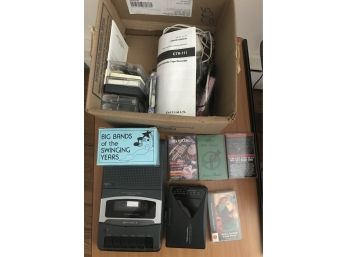 Optimus Cassette Player & Cassettes