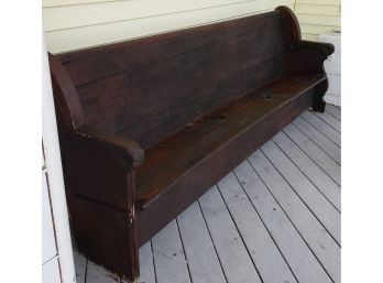 VERY OLD ANTIQUE PEW