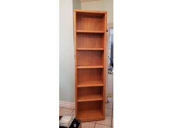 Tall Wood Oak Book Shelf