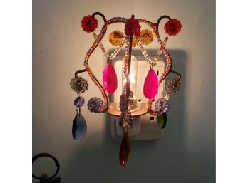 Night Light - Mini Chandelier - Will Plug In Any Typical Two Prong Outlet