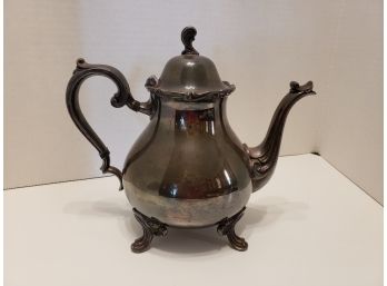 ELEGANT FANCY SILVER TEA POT