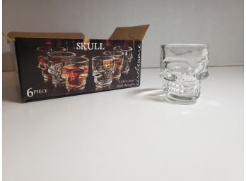 Box Of 5 Skull Shot Glasses