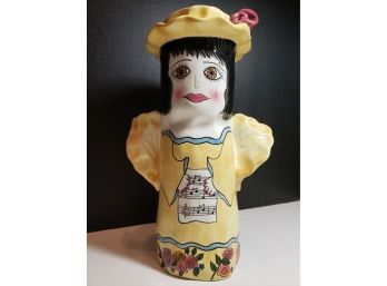 Susan Paley By Ganz 'Gabriella' Ceramic Vase - For Unique & Fun Floral Display! 10 Inches Tall