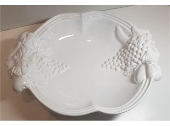 Beautiful  Ceramic Serving Bowel From Portugal - 14 X 10 X 3