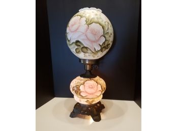 Beautiful Gone With The Wind Rose Lamp