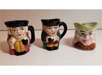 Antique Miniature Toby Mugs