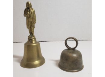 Two Antique Brass Bells