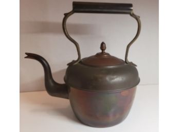 Antique Copper Tea Pot