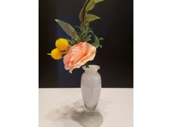 Hand Blown Opalescent Vase