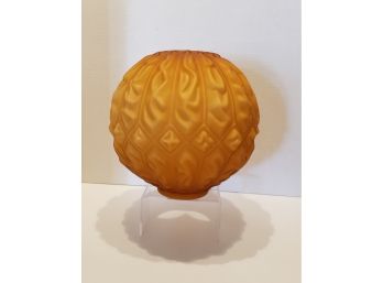 Beautiful Orange 10 Inch Globe For Gone With The Wind Lamp