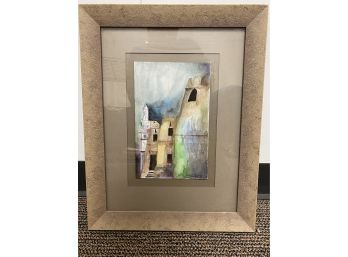 Framed Zanzibar Watercolor