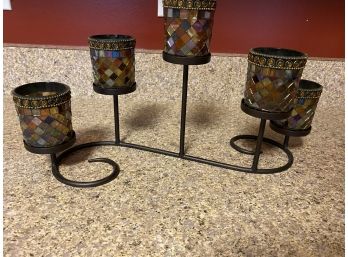 Partylite Global Fusion Mosaic Votive Candle Holder