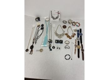 An Assortment Of Fashion Jewelry & Watches **READ ***