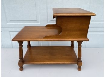 Vintage Mid Century Heywood Wakefield Colonial Step End Table