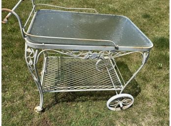 Vintage Rolling Bar Cart