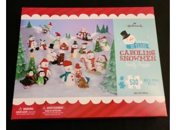 Hallmark Caroling Snowman Puzzle, Mixed Size Pieces