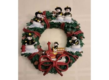 Fireman Resin Wreath