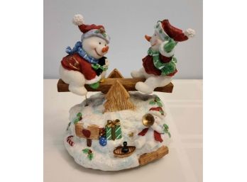 Musical Seesaw Snowman, New