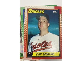 Lot Of Over 170 Assorted 1990s Topps MLB Baseball Cards