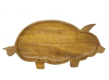 Pig Shape Wooden Serving Tray/Charcuterie Board