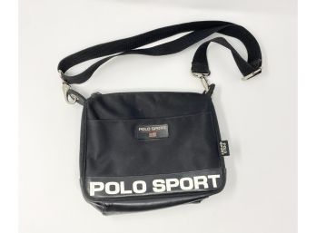 Vintage Black Polo Sport Ralph Lauren Crossbody Bag Logo