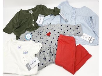 Lot Of NEW Carters Baby Girl Clothes - Size 12 Months