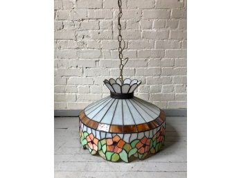 Vintage Stained Glass Lamp