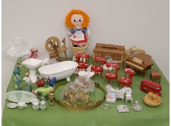 Vintage Dollhouse Furniture From The 60s  A