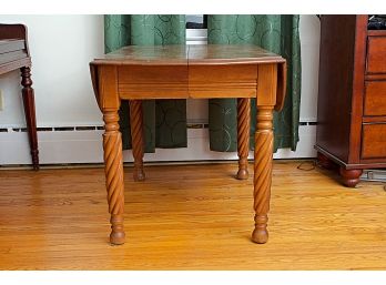 Drop Leaf Dining Table With Two Leaves