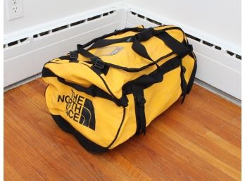Large Yellow North Face Duffel Bag