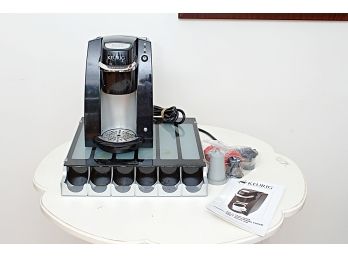 Keurig Single Cup Coffee Maker & Solofil Pod Holder