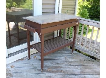 Outdoor Patio Granite Top Prep/Work Table