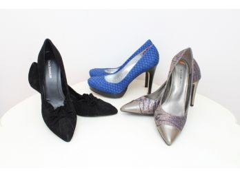 Three Pair Womens Shoes - Sizes 9½ & 10M