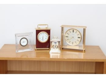 Four Table Top Clocks
