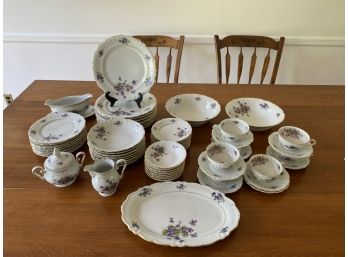 Royal Castle China Made In Germany With Serving Pieces