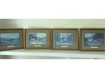 Heywood Hardy Collection Of Framed Hunting Prints